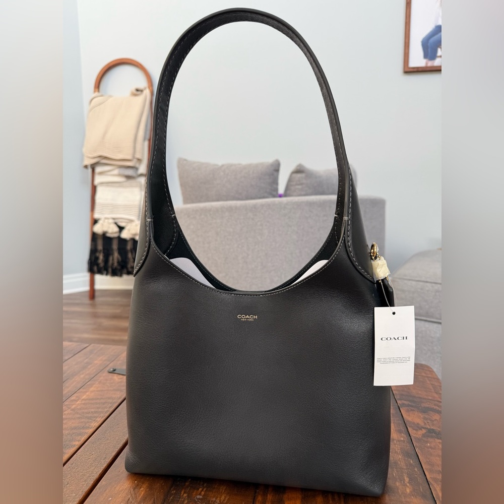 Authentic NWT Coach Black Brooklyn 28 Leather Women's Bag